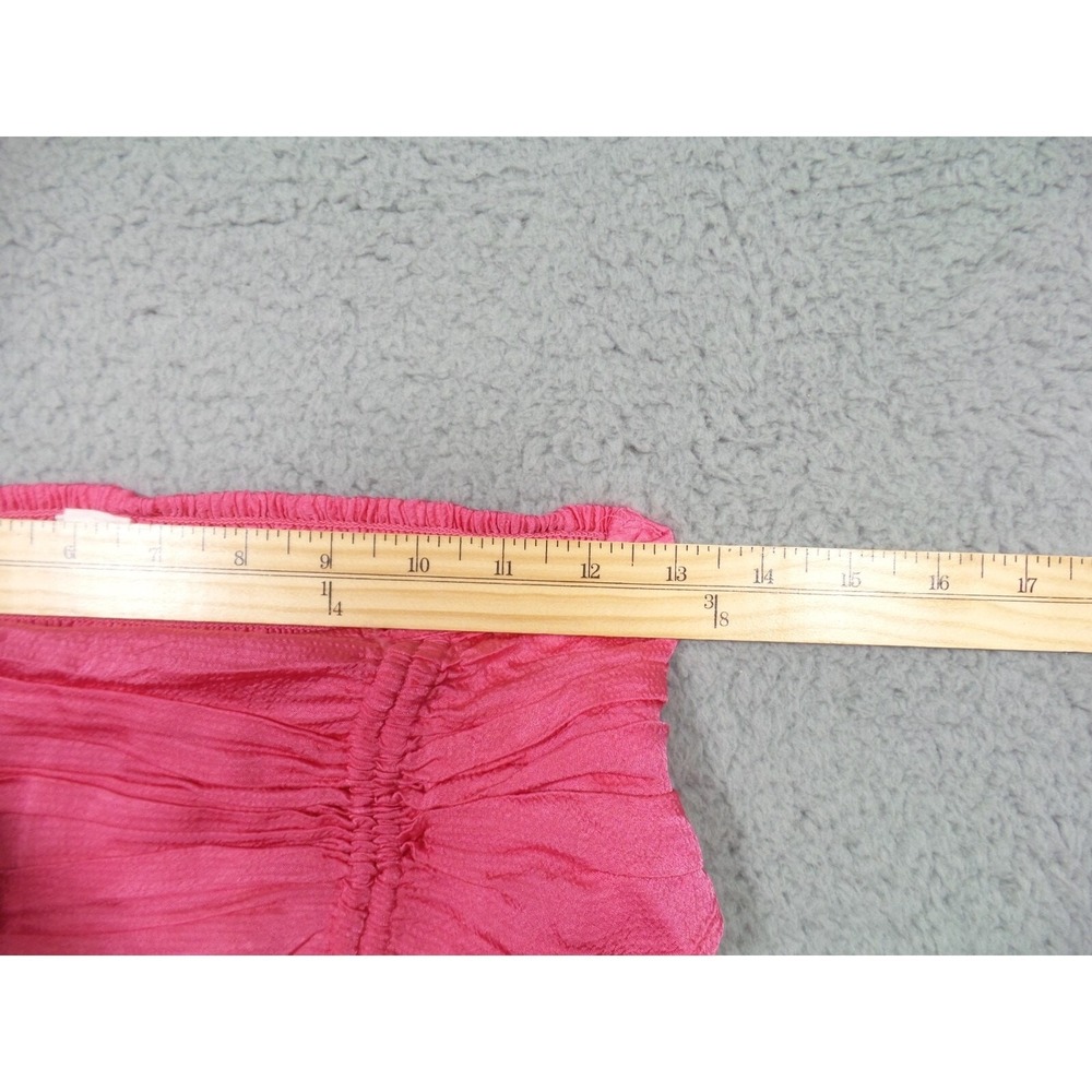 Aerie Skirt Womens Size Small Pink Uptown Mini Smocked Waistband Ruched NWT - Picture 7 of 12